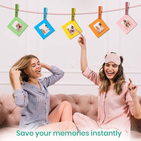 Fujifilm Instax Mini 11 Camera with Fujifilm Instant Mini Film (20 Sheets) Bundle with Deals Number One Accessories Including Carrying Case, Color Filters, Photo Album, Stickers + More (Sky Blue) in Saudi Arabia