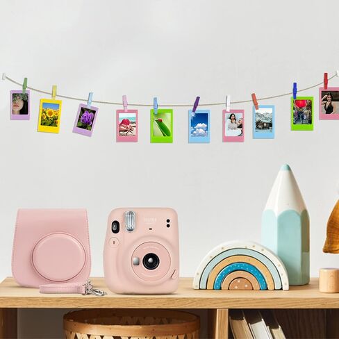 Fujifilm Instax Mini 11 Camera with Fujifilm Instant Mini Film (20 Sheets) Bundle with Deals Number One Accessories Including Carrying Case, Color Filters, Photo Album, Stickers + More (Sky Blue) in Saudi Arabia