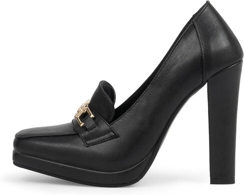 Women's High Heels Dress Shoes Plafrom Closed Toe Slip On Chunky Heels Pumps in Kuwait