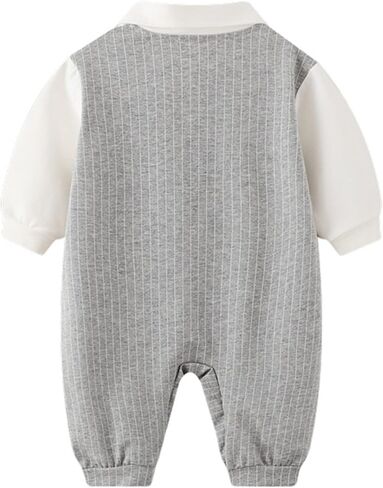 GORBAST Baby Boy Romper Little Kids Jumpsuit Outfit Long Sleeve Toddler Clothes Suit in Saudi Arabia