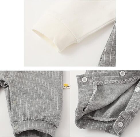 GORBAST Baby Boy Romper Little Kids Jumpsuit Outfit Long Sleeve Toddler Clothes Suit in Saudi Arabia
