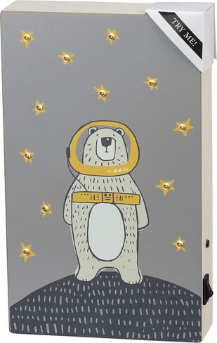Primitives by Kathy Non-Toxic Painted Wood Nursery Box Sign, 10" x 14", Love You More Than All The Stars in Saudi Arabia