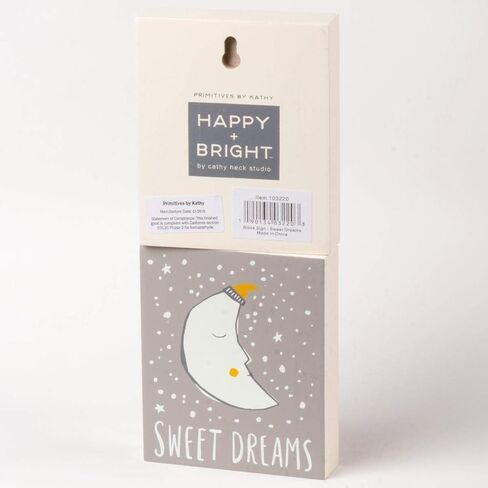 Primitives by Kathy Non-Toxic Painted Wood Nursery Box Sign, 10" x 14", Love You More Than All The Stars in Saudi Arabia