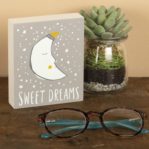 Primitives by Kathy Non-Toxic Painted Wood Nursery Box Sign, 10" x 14", Love You More Than All The Stars in Saudi Arabia