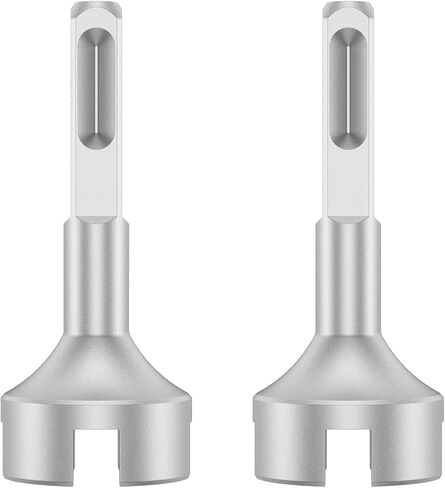 SDS Ground Rod Driver for Hammer Drill, Forged Steel Drill Bit Driver, High Hardness Rotary Hammer Drill, Square Cross Pile Ground Rod Adapter Bit for Most SDS Shank Hammer Drill Tool (1pcs, grey) in Saudi Arabia
