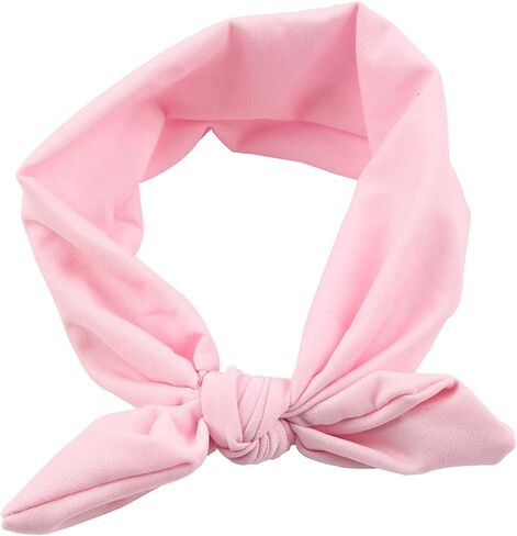 Bodermincer 6 Set 6 Colors Mom and Me Headband Hair Band Bow Knot Headbands Baby Hair Accessories Turban Baby and Mommy Cotton Headwrap Set 2 Pcs (6 set) in Kuwait