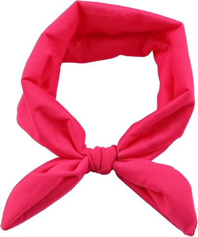 Bodermincer 6 Set 6 Colors Mom and Me Headband Hair Band Bow Knot Headbands Baby Hair Accessories Turban Baby and Mommy Cotton Headwrap Set 2 Pcs (6 set) in Kuwait