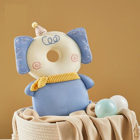 Baby Head Protector Cushion Backpack with 3 Baby Knee Pads for Walking & Crawling. (Astronaut) in Saudi Arabia