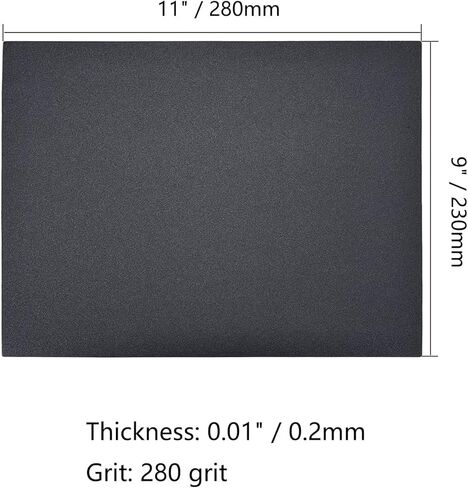 3pcs 10000 Grit Sandpaper Sheet 9 inch x 11 inch, Electro Coated Silicone Carbide Sandpaper for Wet or Dry Use, Sander Sheets for Wood Metal Polishing in Kuwait