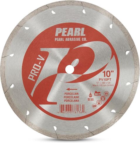 Pearl Abrasive P2 Pro-V PV10PT Tile and Stone Blade for Porcelain 10 x .060 x 5/8 in Kuwait