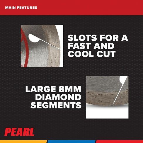 Pearl Abrasive P2 Pro-V PV10PT Tile and Stone Blade for Porcelain 10 x .060 x 5/8 in Kuwait