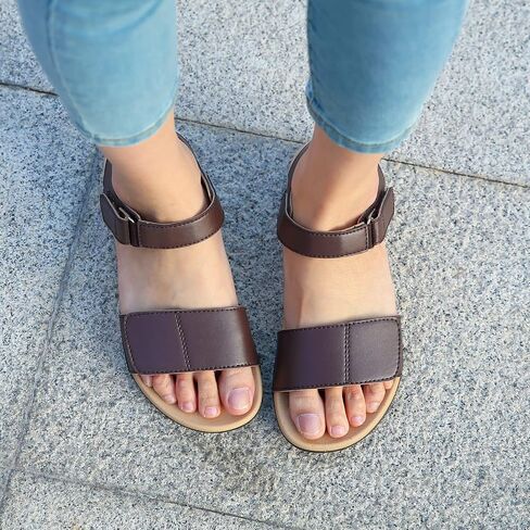 MEGNYA Comfortable Arch Support Walking Sandals for Women, Plantar Fasciitis Slides with Soft Straps, Orthotic Sandals with Non-Slip Lightweight Sole in Kuwait