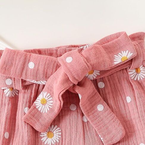 Baby Girl Fall Clothes Set Long Sleeve Crewneck Floral Print Romper Top Pants Cute Newborn Outfit 3 6 12 18 24 Months in Saudi Arabia