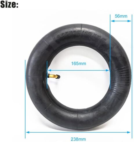 GYL 10x3 255x80 80/65-6 إطار خارجي مطاطي للطرق الوعرة ومجموعة أنابيب داخلية بديلة لـ Nanrobot D4+ D5+ D6+/ Apollo Pro/Varla Eagle 1/Kugoo M4 Pro سكوتر كهربائي، إطار مضاد للانفجار 10 بوصة in Kuwait