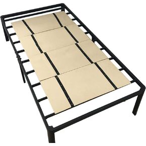 DMI Foldable Box Spring, Bunkie Board, Bed Support Slats for Support to Streamline and Minimize the Bed, No Assembly Needed, Full Size, 60 x 48