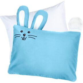 kinder Fluff Toddler Pillow & Pillowcase Set - 233T Cotton Pillow Covers & Down Alternative Pillow Fill - Hypoallergenic Kids Pillows for Small Children - Toddler & Travel Pillows Kid - 13x18in Pink