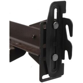 CAFORO Conversion Bracket Adapter Plate Kit Bed Frame to Headboard or Footboard Attachment #35 Down Hook Plates - Pack of 4