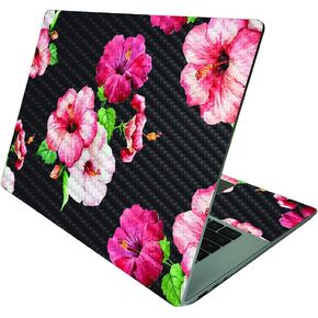 MightySkins Carbon Fiber Skin Compatible with Microsoft Surface Laptop 4 15" - Bonjour | Protective, Durable Textured Carbon Fiber Finish | Easy to Apply, Remove, and Change Styles | Made in The USA