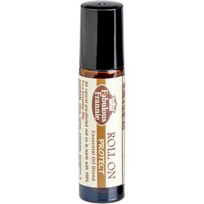 Fabulous Frannie Protect Pre-Diluted Essential Oil Blend Roll-On (Comparable to Young Living's Thieves blend) made with Cinnamon, Clove, Eucalyptus, Rosemary and Lemon 10ml