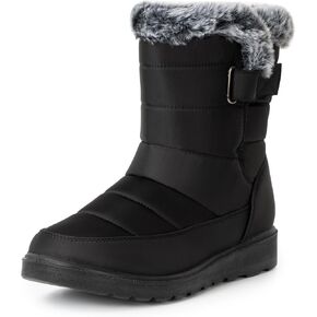 Alpine Swiss Lexie Womens Snow Boots Waterproof Faux Fur Warm Winter Comfortable Booties in Kuwait