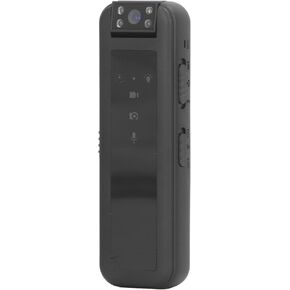 1080P Mini Body Camera Video Recorder, Wearable Pocket Video Camera with 180 Degree Rotating, LED Indicator Light, Clip for Running, Dog Walking, Fishing