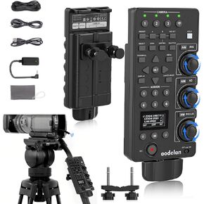 Wireless and Wired Remote Commander & Lanc Camera Zoom Controller for Sony – Focus, Iris, Zoom, ND Adjust, Daisy Chain – Replaces Sony RM-30BP – Compatible with HXR-NX5R, PXW-FS7,PXW-Z280, MCX-500