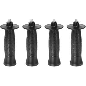 HARFINGTON 4pcs Angle Grinder Side Handle 8mm Thread 135mm Length Plastic Non-Slip Angle Grinder Handle Replacement Auxiliary Sander Handle Tool