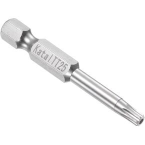 Magnetic Star 7 Point Bits, TT27 Head 1/4" Hex Shank 2" Length, S2 Steel 7 Point Tamper Proof Torx Screwdriver Bits - (Applications: for Electric Screwdrivers), 1-Piece
