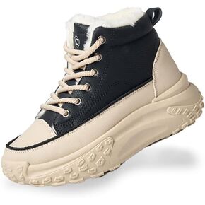 Platform Winter Shoes for Women,Warm Casual Sneakers,Lightweight Classic Snows Shoes