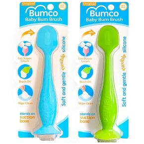 Bumco Diaper Cream Spatula (2-Pack) - BPA-Free Diaper Bag Essentials, Soft & Flexible Butt Spatula Baby, Mom-Invented Butt Paste Spatula, Diaper Cream Applicator, Bumco Baby Bum Brush, Diaper Spatula