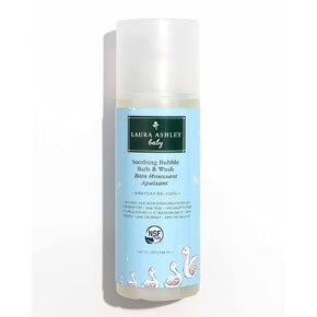 laura ashley BABY BUBBLE BATH AND BODY WASH, 400ml, NSF/ANSI 305 Certified, Contains Organic Ingredients