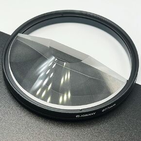 77mm Half Moon Whirlpool Glass Special Effects Filter Photography Video SLR Camera Lens Accessories