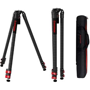 IFOOTAGE Tripod Gazelle TC7, 61" Carbon Fiber Video Camera Tripod with Quick Fastbowl, Payload 19.8 lbs
