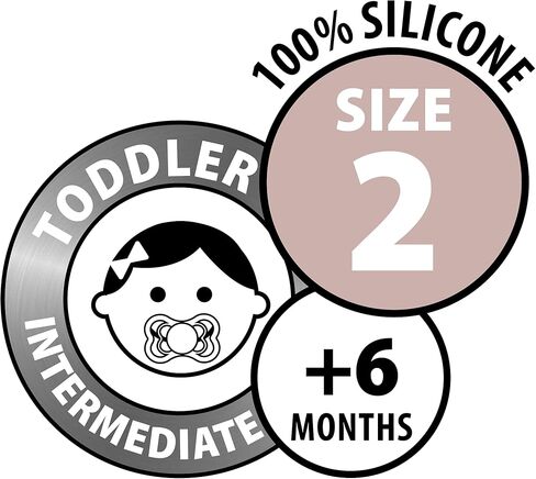 لهايات BIBS - مجموعة الأزياء الراقية | لهاية أطفال خالية من مادة BPA | صنع في الدنمارك | مجموعة من 2 لهايات فاخرة بلون النعناع الشمالي | الحجم 6-18 شهرا in Kuwait