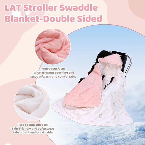 Winter Baby Car Seat Blanket-Universal Car Seat Covers for Baby,Thicken Warm Swaddle Blankets for Infants Newborn,Boys and Girls Baby Bunting for Stroller 35"x35"(Car Dinosaur+Dark Blue) in Kuwait