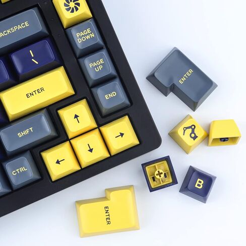Hyekit Keycaps 171 Keys Custom Keycaps Doubleshot ABS Keycap Set SA Profile 6.25u 7u for Cherry Gateron MX Switches Mechanical Keyboard US and UK Layouts in Kuwait