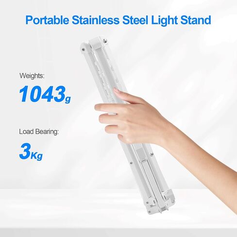 WELLMAKING Light Stand, 72 inches led Light Stand Reverse Folding Light Tripod for Photography, Portable Light Tripod, Reflector Stand Suitable for Streaming, vlog, YouTube in Saudi Arabia
