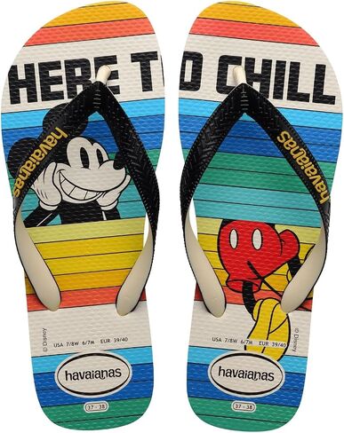 صنادل فليب فلوب من Havaianas للجنسين من ديزني ميكي ماوس، مقاس 11/12 in Saudi Arabia