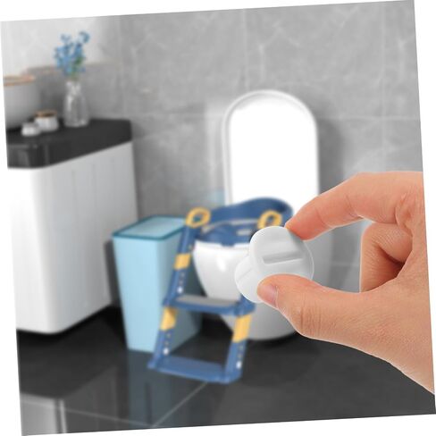 ifundom 6 Pcs Toilet Ladder Screws Training Toilet Accessories Training Toilet Screws Toilet Ladder Screw Replacement Toilet Parts Toddler Plastic Convenience Shelf Foldable White in Saudi Arabia