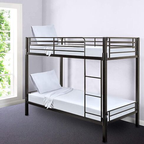 Gilbins Cot Size 30" x 75" Fitted Sheet, Made of Cotton, Perfect for Camp Bunk Beds/RVs/Guest Beds Navy in Kuwait