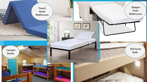 Gilbins Cot Size 30" x 75" Fitted Sheet, Made of Cotton, Perfect for Camp Bunk Beds/RVs/Guest Beds Navy in Kuwait