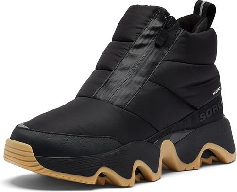 حذاء نسائي من Sorel Kinetic Impact بسحاب مقاوم للماء - أسود، ملح البحر - مقاس 9 in Kuwait