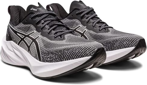 ASICS Women's NOVABLAST 3 LE Running Shoes, 9, White/Black in Saudi Arabia