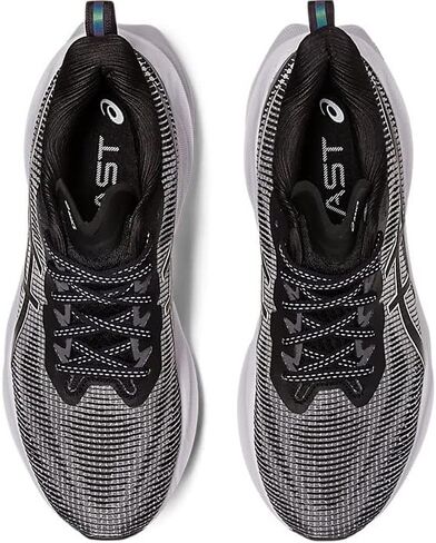 ASICS Women's NOVABLAST 3 LE Running Shoes, 9, White/Black in Saudi Arabia