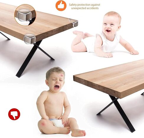 Baby Proofing Corner Protectors,Baby Safety Corner Guards,16 Pack Pre-Taped Table Corner Protectors for Baby Furniture Corner & Edge Safety Bumpers with Strong Adhesion in Saudi Arabia