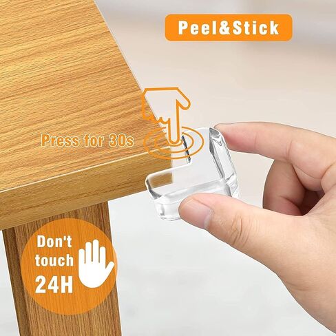 Baby Proofing Corner Protectors,Baby Safety Corner Guards,16 Pack Pre-Taped Table Corner Protectors for Baby Furniture Corner & Edge Safety Bumpers with Strong Adhesion in Saudi Arabia