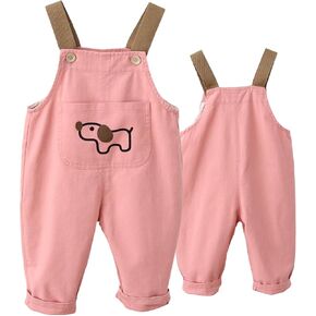 Happy Cherry Baby Boy Girl Cotton Overalls Sleeveless Romper Suspender Jumpsuit Bib Pants One Piece Summer Clothes 1-5T