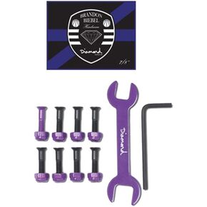 Diamond Supply Co. Brandon Biebel Pro Hardware 7/8" Single Pack Purple/Black