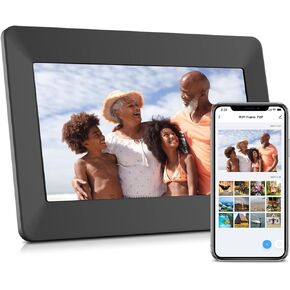 eco4life 10.1 Inch Digital Picture Frame, WiFi Electronic Photo Frame with 1280x800 HD IPS Touch Screen, 16GB Storage, Slideshow, Easy to Share Photos and Video via eco4life App