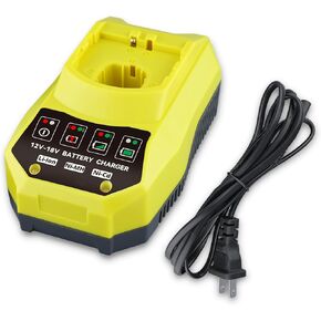 1Port P117 Charger Replacement for Ryobi 12V-18V Battery Compatible with Ryobi Lithium-Ion, NiCad and NiMh Battery P102 P103 P105 P107 P108